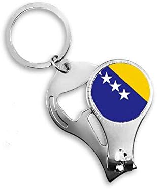 Босна И Херцеговина Емблема на Страната Ножица за Нокти Халка Ключодържател Отварачка За Бутилки Машина За Рязане