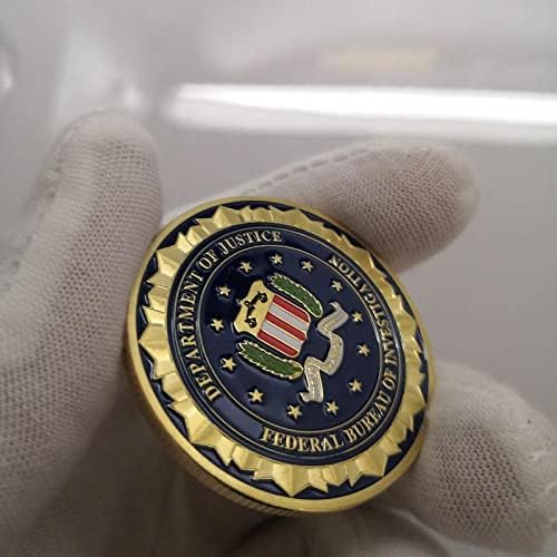 Министерството на правосъдието на САЩ Раскрасило Позолоченную колекционерски магазини има Възпоменателна Монета Подарък монета Challenge