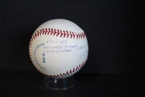 Автограф на Мики Лолича (MVP 68 WS) в бейзбола Auto PSA/DNA AM48702 - Бейзболни топки с автографи