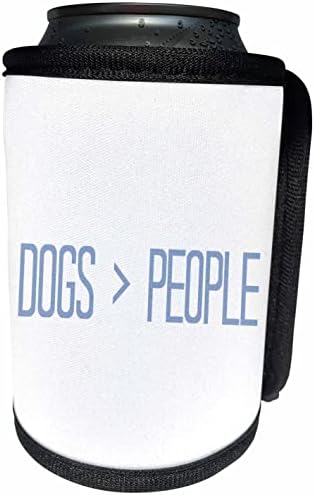 3дРоуз Эвадан - Смешно изказване - Кучето е по-важно хората Синя опаковка за бутилки-охладител (cc_356526_1)