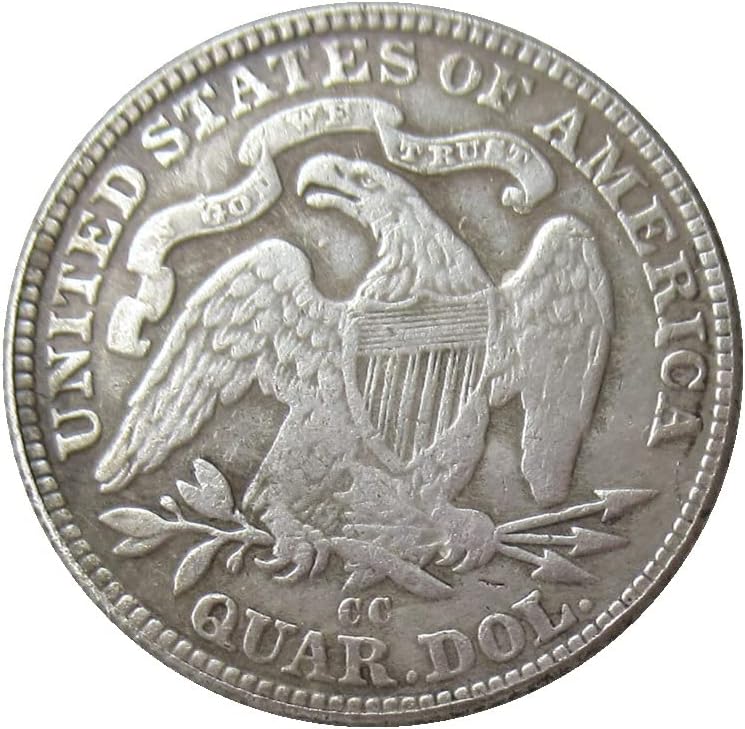 25 на Сто Флаг на САЩ 1870 г., сребърно покритие Копие на Възпоменателни монети