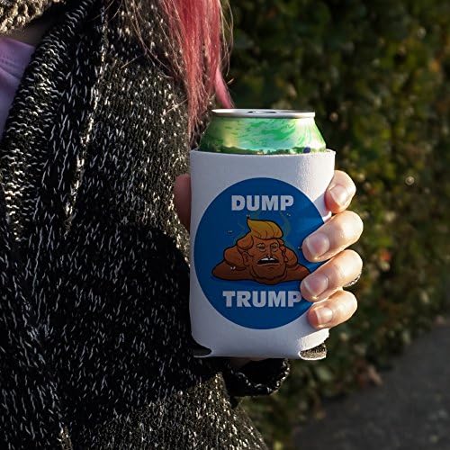 Освобождаване на Доналд Тръмп с Охладител за Какашек - Сгъваема Изолатор за обнимания ръкави за напитки - Притежателя с изолация за напитки