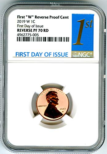2019 W МОНЕТЕН ДВОР на САЩ Линкълн Union Shield С ОБРАТНА РАЗБИВКА ПЪРВИЯ ДЕН на ИЗДАВАНЕ на Специален брой на Penny Cent PF70 RD NGC