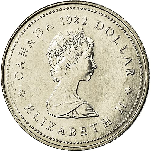 Възпоменателна монета Кралския монетен двор на Канада 1982 г. номинална стойност от 1 долар. Честване на Създаването на Канада през 1867 г., на Конфедерацията и на конституцията. 1 Долар, на цена от Продавача. Циркулирующее