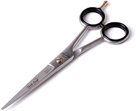 Фризьорски ножици Dark Stag DS1 с зазубренным ръба за професионални фризьори-парикмахерш от Неръждаема стомана. За салонных фризьори. - 6 инча