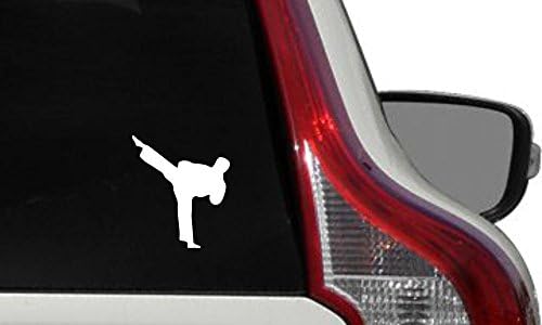 Таекуондо Силует Версия 3 Автомобилна Vinyl Стикер Стикер върху Бронята на Автомобил на Леки Автомобили, Камиони Предното Стъкло по Поръчка Стена на Windows Ipad, MacBook Лапт?