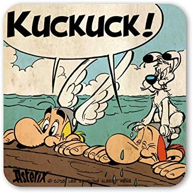 Поставка с логото на Asterix и Obelix® отгледа 10х10 см (Ку-Ку!)