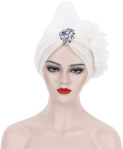 XXXDXDP Модерни дамски Шапки-Тюрбани от чиста Прежда, Шапка-Хиджаб, Дамски Сватбена шапка ръчна изработка (Цвят: 6, размер на: 1)