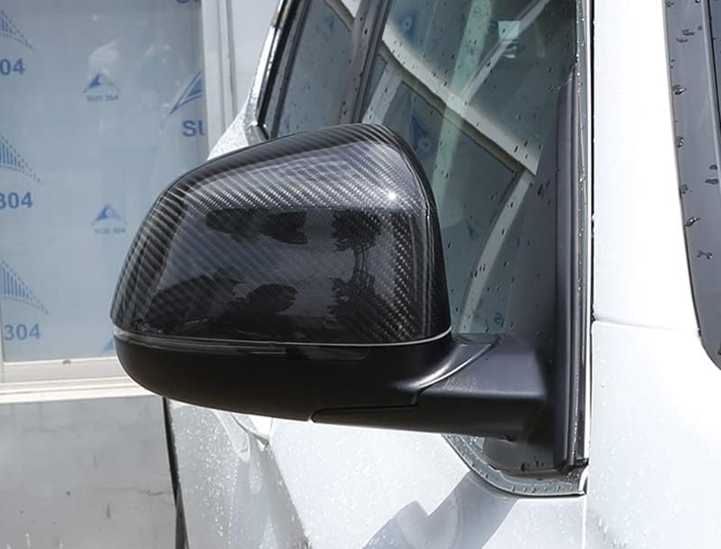 Нови Защитни етикети на огледалото, съвместими с BMW X5 F15 2014-2018 (въглеродни влакна)
