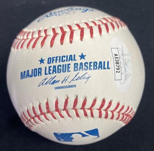 Мани Рамирес 555 HR Подписа Бейзболен JSA - Бейзболни топки С Автографи
