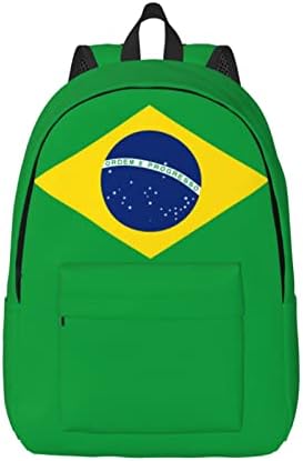 Бразилски Флаг Раници Бизнес Лаптопи Раница Голям Пътен Раница За Книги Раница За Мъже Жени