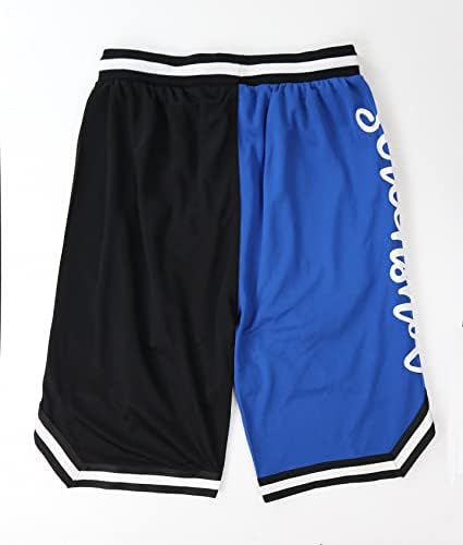 СНИМКА на Мъжки къси Панталони от Вкара плат Premium Urban Sreetwear Fashion Баскетбол Mesh Shorts - Спортни Шорти от Джърси 11 По вътрешния шев Цвят на Спортен отбор
