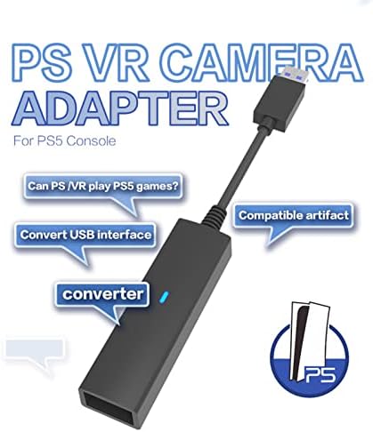 Адаптер Tangxi PSVR за PS4/PS5, Кабел за преобразуване на камерата PS4 в PS VR, Съвместим с конзола PS5, аксесоари за игри USB3.0 Plug and Play VR