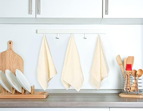Кухненски кърпи RIANGI Модерен Дизайнерски Комплект от 6 Кухненски Кърпи за кухня с висока попиваща способност от Памук, Кухненски Кърпи в Голям Размер, Със Скосени ъгли