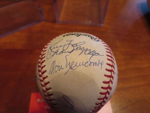 Санди Куфакс, Дон Драйсдейл, Дюк Шнайдер, Бруклин Доджърс, играта на топка с автограф от jsa - Бейзболни топки с автографи