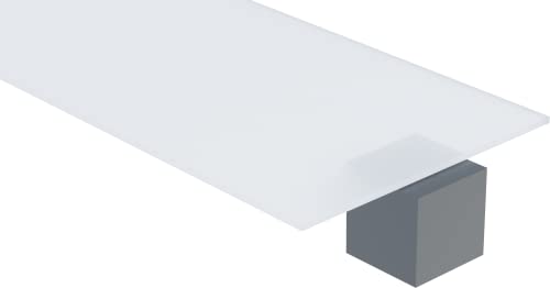 7328 Бял, Прозрачен Акрилен лист с дебелина 12 mm (1/2), 12 W x 36Д