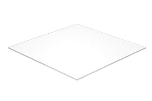 Канава лист Falken Design ABS, Бял, 10 x 10 x 1/8