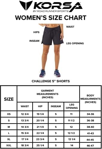 Дамски Спортни шорти KORSA Challenge 5 инча с джобове | Леки и отводящие влага за джогинг, йога, фитнес зала | Medium, Shadow