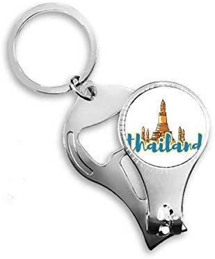 Тайланд Wat Haw PHA Kaew Илюстрация Ножица за Нокти Халка Ключодържател Отварачка за Бутилки Машина За Рязане