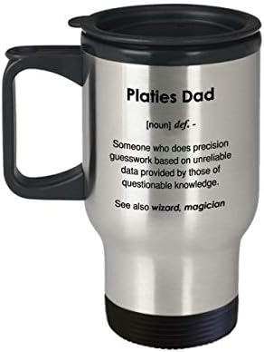 Кафеена Чаша Смешни Platies Dad Definition Coffee Mug - Пътна Чаша на 14 грама