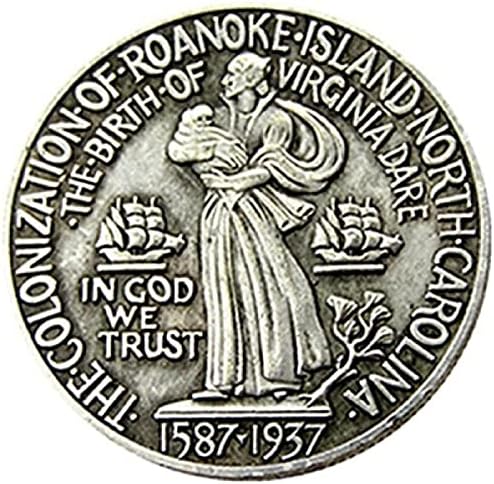Американската Възпоменателна Монета в Полдоллара 1937 г., Чуждестранна Копие, сребърно покритие