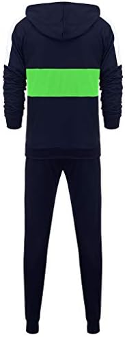 Мъжки Спортни Дрехи с качулка от две Части, Пуловер с дълги ръкави, Hoody с качулка + Спортни Панталони, Комплект 21