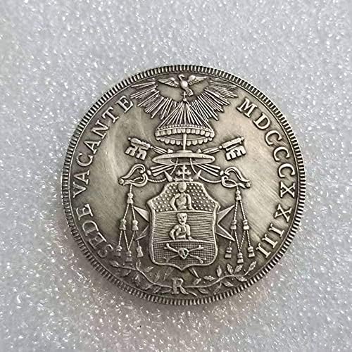 Старинни Занаяти Италия 1823 Сребърен Долар Възпоменателна Монета, Монета 1325