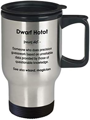 Кафеена Чаша Смешни Dwarf Hotot Definition Coffee Mug - Пътна Чаша на 14 грама