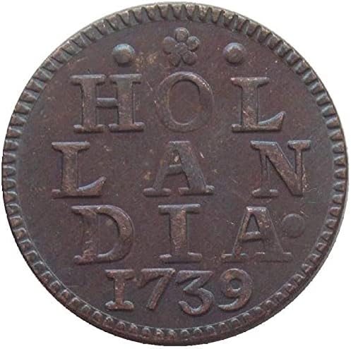 Възпоменателни монети от Холандската мед 1739 Чуждестранна Копия