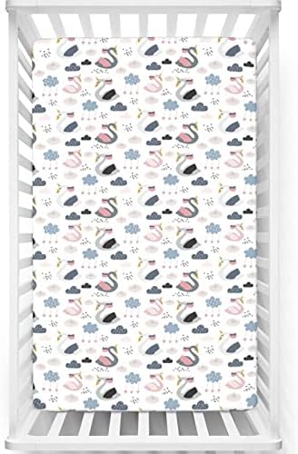 Кухненски Кърпи за бебешко креватче, Портативни Мини-Кърпи за яслите, Меки и Дишащи Кърпи - Бебешки Кърпи за момчета и Момичета, 24 x 38, Многоцветни